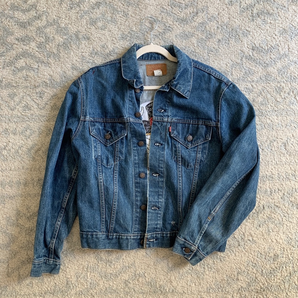 Authentic 90's Vintage Levi's Type III Trucker - Made in USA - Size L